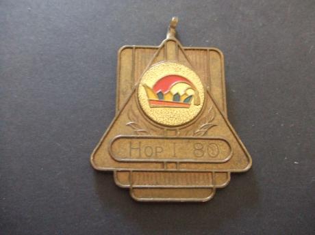 Carnaval Hop 1 1980 medaille bronskleurig